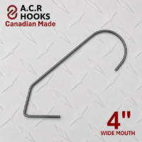 4″ CV Wide Mouth Hook, 0.078″, 2000 Count